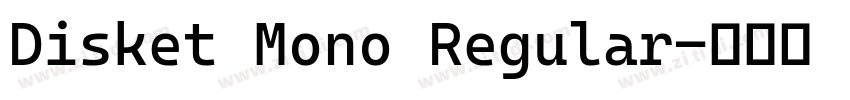 Disket Mono Regular字体转换